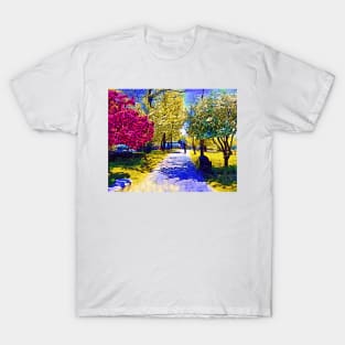 New England Village Public Garden T-Shirt